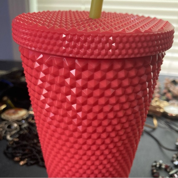 Starbucks Dragonfruit Studded Cold Cup Tumbler 16 oz NEON - Picture 9 of 13